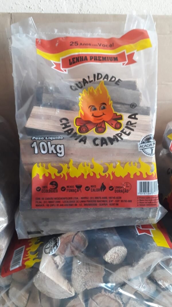 Lenha Acácia Negra Chama Campeira - Image 2